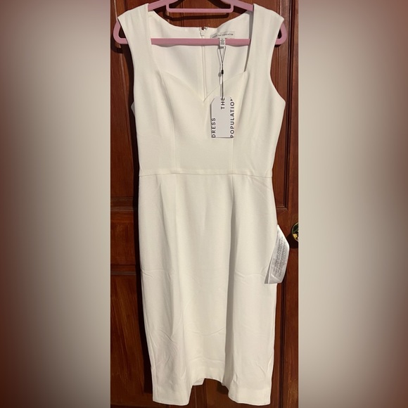 Dress The Population ELLE Sweetheart bodycon midi dress - Picture 6 of 7